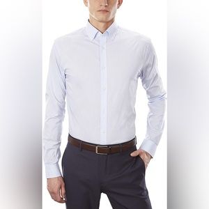 Boys White Button Down Dress Shirt/ Blouse